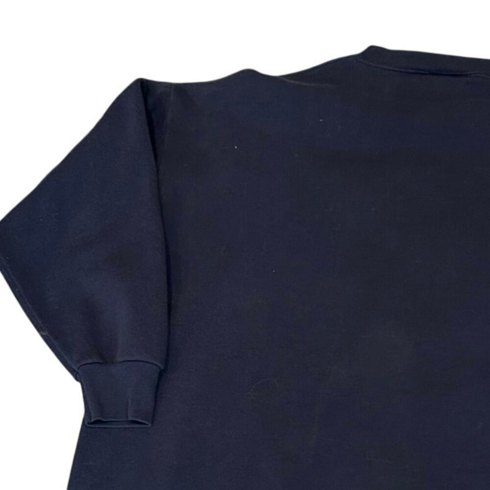 Vintage 90s Y2K Disney Pooh Navy Crewneck Sweatshirt Cottagecore Graphic XL - Picture 15 of 16